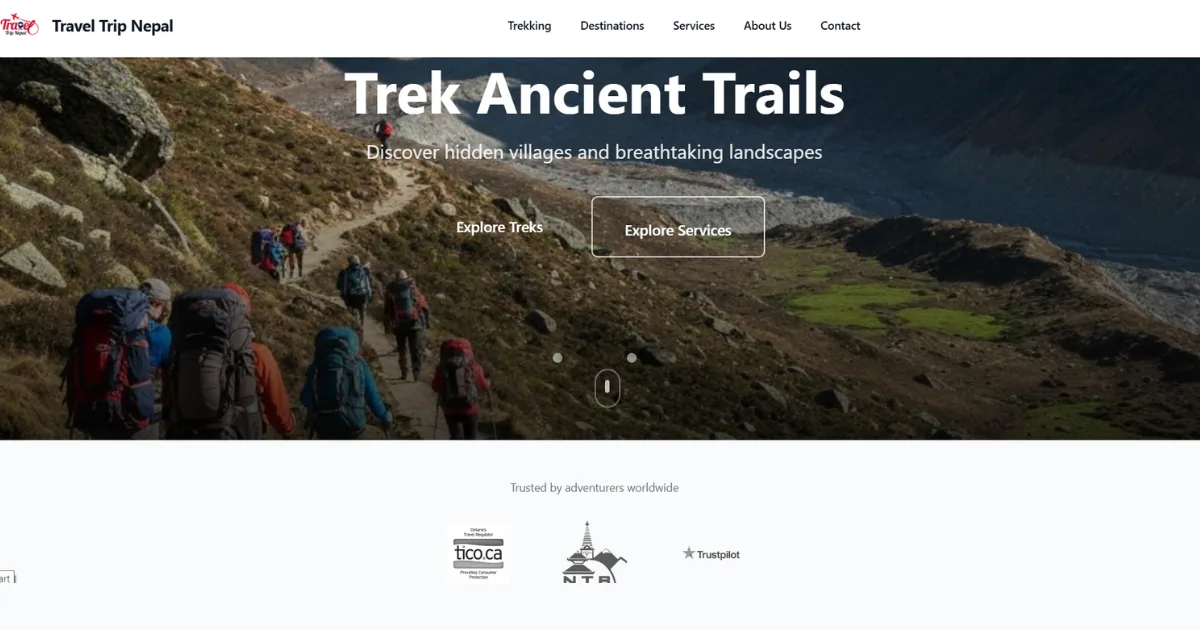 Travel Trip Nepal screenshot 1